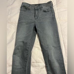 Abercrombie & Fitch Simone High Rise Super Skinny Jeans, Gray